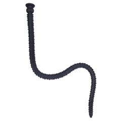 Long Black Silicone Anal Plug 100cm-thumb-4