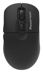 POWERTECH ασύρματο ποντίκι PT-1542, 2.4GHz, έως 5000DPI, αθόρυβο, μαύρο