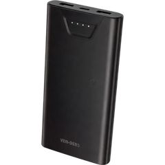 VEN-DENS VD-PB041 Power Bank 10000mAh με 2 Θύρες USB & Είσοδο Type-C – Black