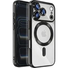 MagSafe TPU Color Chrome Case protect lens for iPhone 17 Pro Black