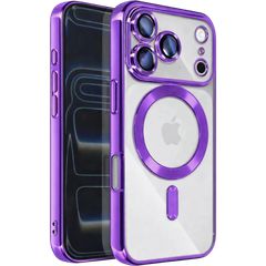 MagSafe TPU Color Chrome Case protect lens for iPhone 17 Pro Purple