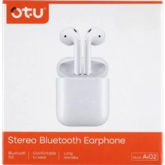 OTU Ai02 Stereo Bluetooth Earphone White-thumb-1