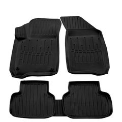 Dodge Journey (2008-2019) / Fiat Freemont (345) (2011-2016) 5 Door λαστιχένια μαύρα πατάκια σκαφάκια RACE AXION - 4τμχ