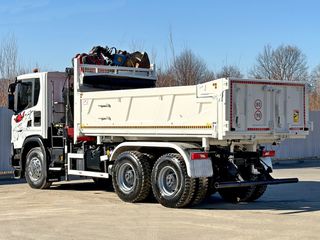 Ανατροπή + Γερανός Scania 2020 G 410 * HMF 1643 * 6x4-thumb-6