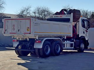 Ανατροπή + Γερανός Scania 2020 G 410 * HMF 1643 * 6x4-thumb-7