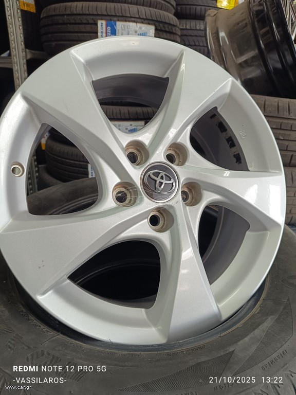 ΖΑΝΤΕΣ ΓΝΗΣΙΕΣ TOYOTA  5X114.3  6.5X17  ET 45