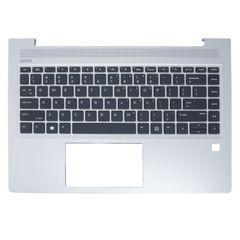 Πληκτρολόγιο - Laptop Keyboard Palmrest για HP ProBook 440 G6 - Product number : 5PQ52EA L65225-031 L65225-041 L65225-051 US Backlight Silver ( Κωδ.40982USBLPALM )