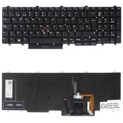Teclado Español para Portátil - Spanish Laptop Keyboard για Dell Latitude 15 E5550 E5570 5580 5590 5591 Precision 3510 3520 3530 7510 7520 7710 7720 TF5M0 0TF5M0 N7CXW 0N7CXW 0HHXH7 ES No Frame Backli
