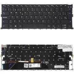 Teclado Español para Portátil - Spanish Laptop Keyboard για Dell XPS 13 9300 9310 13-9300 13-9310 PK132Q13A29 0RV8PG RV8PG 0842JJ 0GVDKG 04MMJY NSK-QJ0BC 0Y78C ES No Frame Backlight Black ( Κωδ.41171E