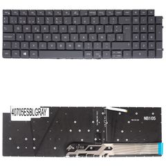 Teclado Español para Portátil - Spanish Laptop Keyboard για Dell Inspiron 15 7510 5510 5515 3511 3515 16 7610 MK2CK 0MK2CK 10T1W 505WH 0505WH 9PPKF 48J27 048J27 9JKXV 55P41 ES No Frame Backlight Gray