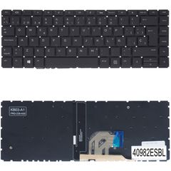Teclado Español para Portátil - Spanish Laptop Keyboard για HP ProBook 440 G6 - Product number : 5PQ52EA L38139-151 ES No Frame Backlight Black ( Κωδ.40982ESBL )