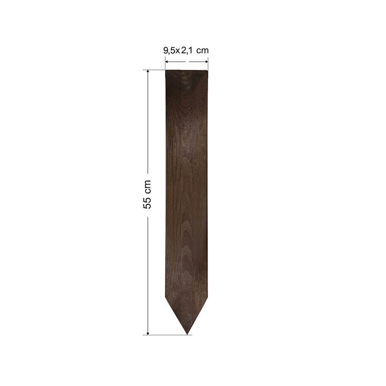 Σετ 10 τμχ πάσσαλοι σανίδα deck 50115 9,5X2,1X55 cm με μύτη