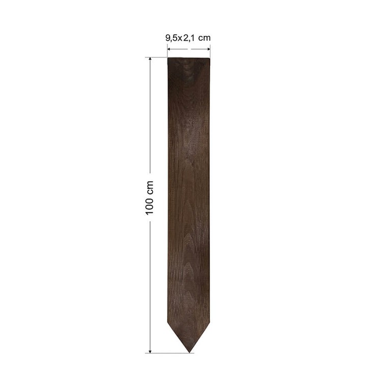 Σετ 10 τμχ πάσσαλοι σανίδα deck 50118 9,5X2,1X100 cm με μύτη