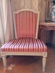 Ζευγάρι καρέκλες νεοκλασικού τύπου Louis XVI – συλλεκτικό & κομψό σετ