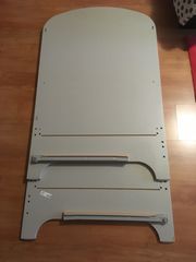 Παιδική κούνια Gonatt Ikea με τρία συρτάρια και στρώμα Greco Strom μεταχειρισμένα