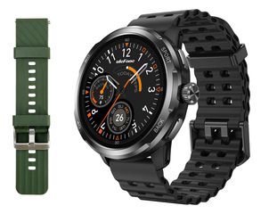 ULEFONE smartwatch Armor Watch Pro, 2x λουράκια, heart rate, 1.50" AMOLED, GPS, 5 ΑΤΜ/IP68/IP69K/MIL