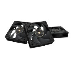 Asus PROART PF120 Ανεμιστήρας PWM 120mm, Σετ 3 τεμαχίων, Μαύρος, FDB Bearing, 1400-3000 RPM
