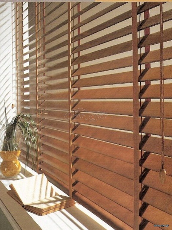 Ξύλινες περσίδες οριζόντιες – 2 τεμάχια