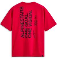 Μπλούζα Αντρική ALPINESTARS Oversized One CSF T-Shirt Κόκκινη-thumb-1
