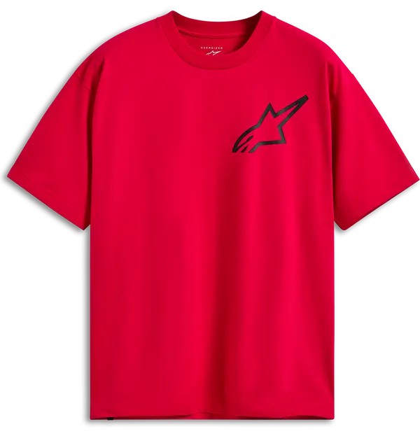 Μπλούζα Αντρική ALPINESTARS Oversized One CSF T-Shirt Κόκκινη