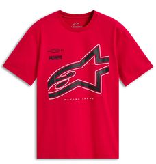 Μπλούζα Αντρική ALPINESTARS  Authority CSF T-Shirt Κόκκινο