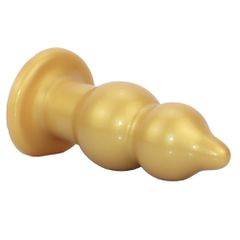 Rump Butt Plug Silicone Gold-thumb-6