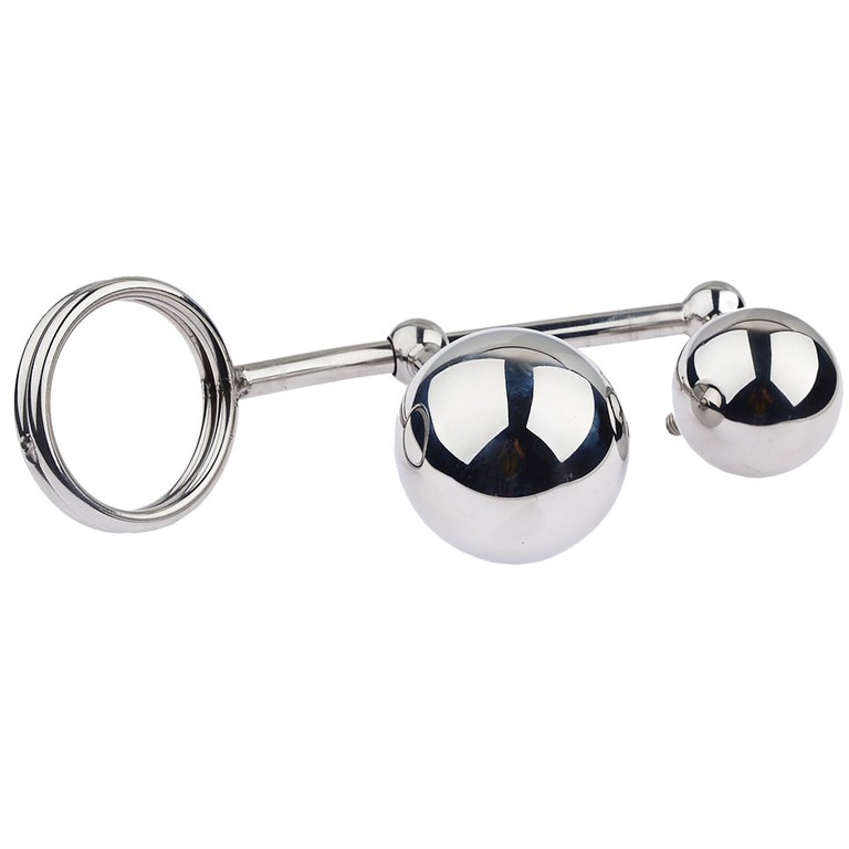 Anal Plug With Cock Ring Stainless Steel