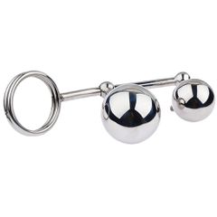 Anal Plug With Cock Ring Stainless Steel