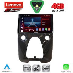 LENOVO SSQ 9708_CPA A/C (10inc) MULTIMEDIA TABLET for CITROEN C1-PEUGEOT 108-TOYOTA AYGO mod. 2014-2022 | Pancarshop