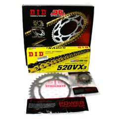 Γραναζια Αλυσιδα Σετ JT-DID (VX3) X-Ring Χρυση CF Moto 650 GT(8F) 21-24