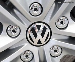 VW ΤΑΠΕΣ ΚΑΠΑΚΙΑ ΚΕΝΤΡΟΥ ΤΡΟΧΟΥ ΡΟΔΑΣ ΖΑΝΤΑΣ ΑΛΟΥΜΙΝΙΟΥ GOLF 3 4 5 6 7, PASSAT POLO TIGUAN JETTA TOUAREG SCIROCCO EOS TDI TSI FSI GTI GT