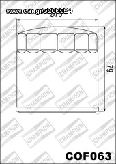 ΛΥΡΗΣ CHAMPION ΦΙΛΤΡΟ ΛΑΔΙΟΥ ΓΙΑ BMW R1100 GS / R1150 GS / R1200 C / K1200 GT, COF063