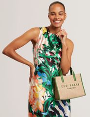 Ted Baker Paolina Faux Raffia Small Icon Bag 284037-thumb-1