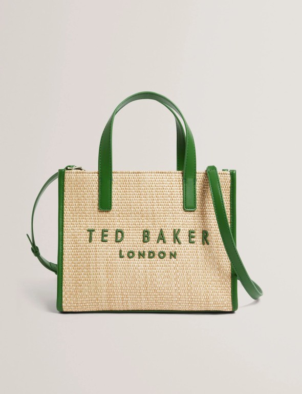 Ted Baker Paolina Faux Raffia Small Icon Bag 284037