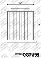 ΛΥΡΗΣ CHAMPION ΦΙΛΤΡΟ ΛΑΔΙΟΥ ΓΙΑ CAN-AM ATV RENEGADE 500 - 800 - 1000 / COMMANDER 800 - 1000, COF052