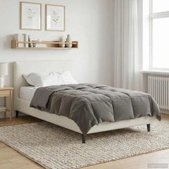 Καλοκαιρινό Παπλωματοθήκη 140 x 220 cm Καλοκαίρι Ανοιχτό γκρι 42025923