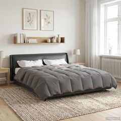 Καλοκαιρινό Παπλωματοθήκη 200 x 220 cm Καλοκαίρι Ανοιχτό γκρι 42025925