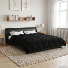 Καλοκαιρινό Παπλωματοθήκη 200 x 220 cm Καλοκαίρι Μαύρο 42025937