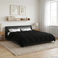 Καλοκαιρινό Παπλωματοθήκη 220 x 240 cm Καλοκαίρι Μαύρο 42025938