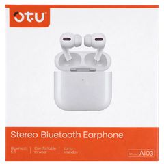 OTU Ai03 Stereo Bluetooth Earphone White-thumb-1