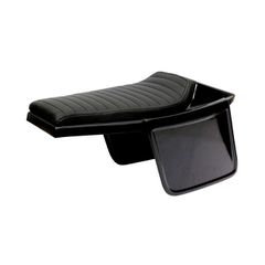 C-Racer Σέλα universal με πλαϊνές βάσεις αριθμών για όλες τις μοτοσυκλέτες σε μαύρο χρώμα | C-Racer Flat Racer SCR4.1 seat with side number plates