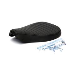 C-Racer Μονή Σέλα για Μοτοσυκλέτα Classic bobber Universal μαύρη | Solo Seat Large black