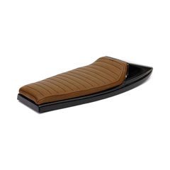 C-Racer Σέλα universal με πλαϊνές βάσεις αριθμών για όλες τις μοτοσυκλέτες σε καφέ χρώμα | C-Racer, Flat Racer SCR4.1 seat with side number plates