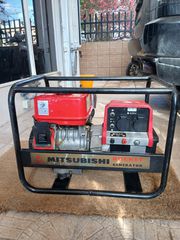 Mitsubishi gm 182 6hp 4,3kva , με Avr