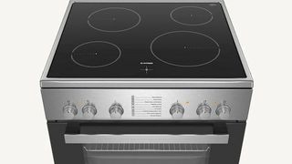 Pitsos Κουζίνα 66lt με Κεραμικές Εστίες Π60εκ. Inox