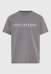 Funky Buddha Ανδρικό t-shirt με τύπωμα από βαμβάκι FBM013-011-04