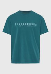 Funky Buddha Ανδρικό t-shirt με τύπωμα από βαμβάκι FBM013-011-04