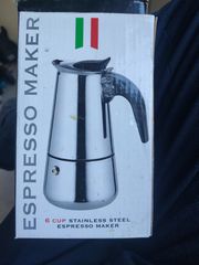 Καφετιέρα Espresso Inox – Αχρησιμοποίητη
