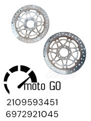 KAWASAKI Z 750S ΣΕΤ ΕΜΠΡΟΣ ΔΙΣΚΟΠΛΑΚΕΣ GEN1