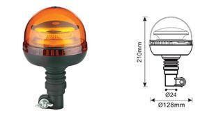 ΦΑΡΟΣ LED 12/24V 20W ΜΕ ΕΥΚΑΜΠΤΗ ΒΑΣΗ